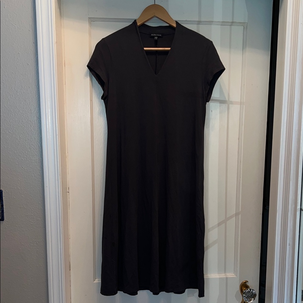 Eileen Fisher jersey knit dress medium
